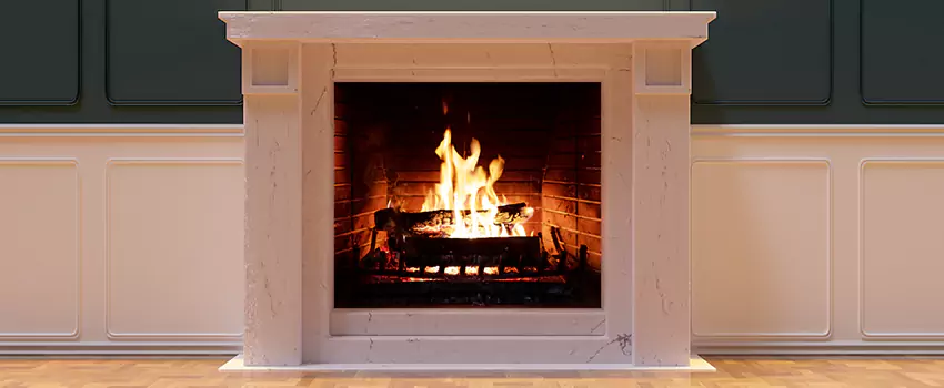 Decorative Electric Fireplace Installation in Gainesville, Texas