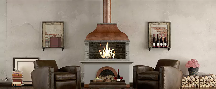 Thelin Hearth Products Providence Pellet Insert Fireplace Installation in Gainesville, TX