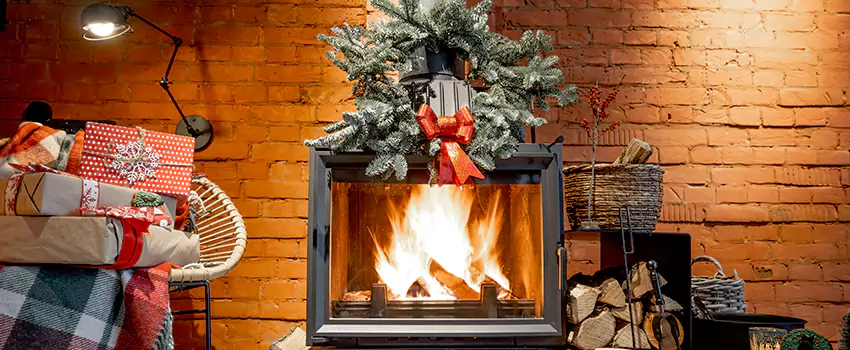 Travis Industries Linear Gas Fireplace Installation in Gainesville, Texas