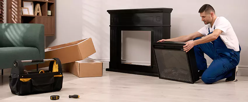 Old Rusted Metal Fireplace Repair And Replacement in Gainesville, TX